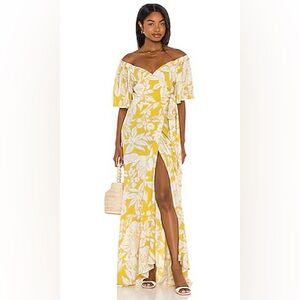 Panama Dress in Havana Blooms LSPACE yellow medium Havana Blooms